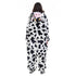 Snuggs Blanket Animal Onesie Black Cow